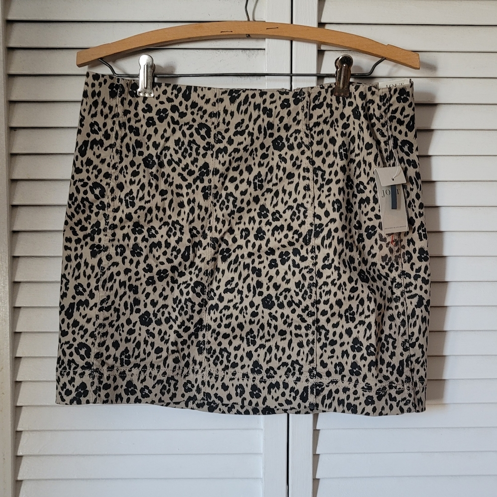 JOLT Leopard Cheetah Print Mini Skirt, Size 11 Juniors